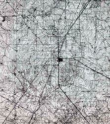Duval County Groundwater Topographical Map